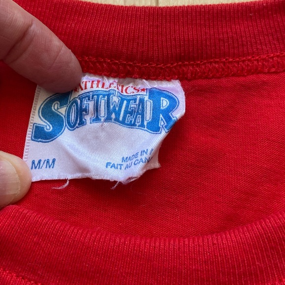 Vintage NHL Montréal Canadiens red T-shirt single stitch women’s medium - Picture 3 of 6